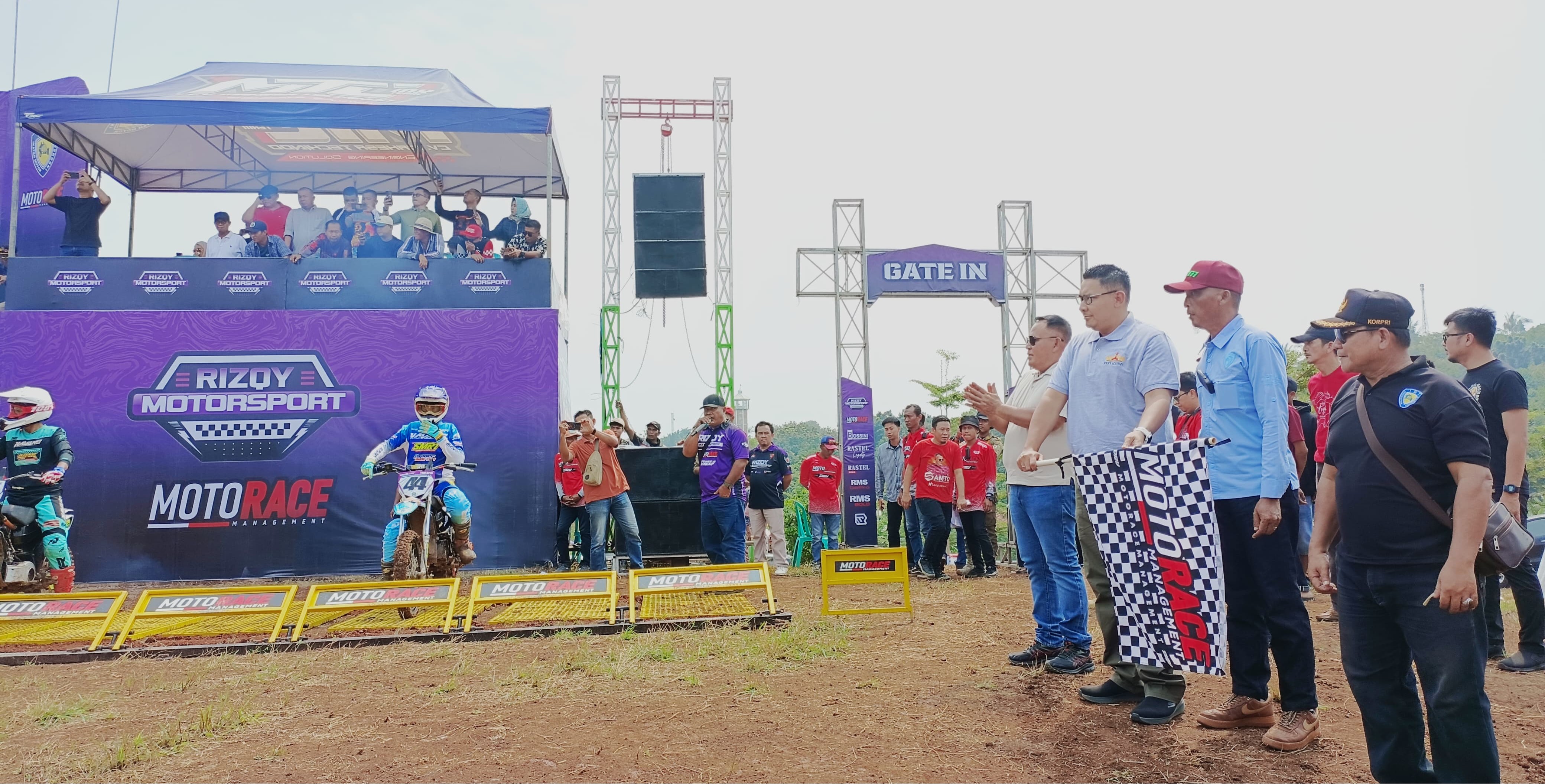 Grasstrack Bupati Cup 2024 Resmi Berlaga di Sirkuit MX-GTX Way Ragom Kalianda