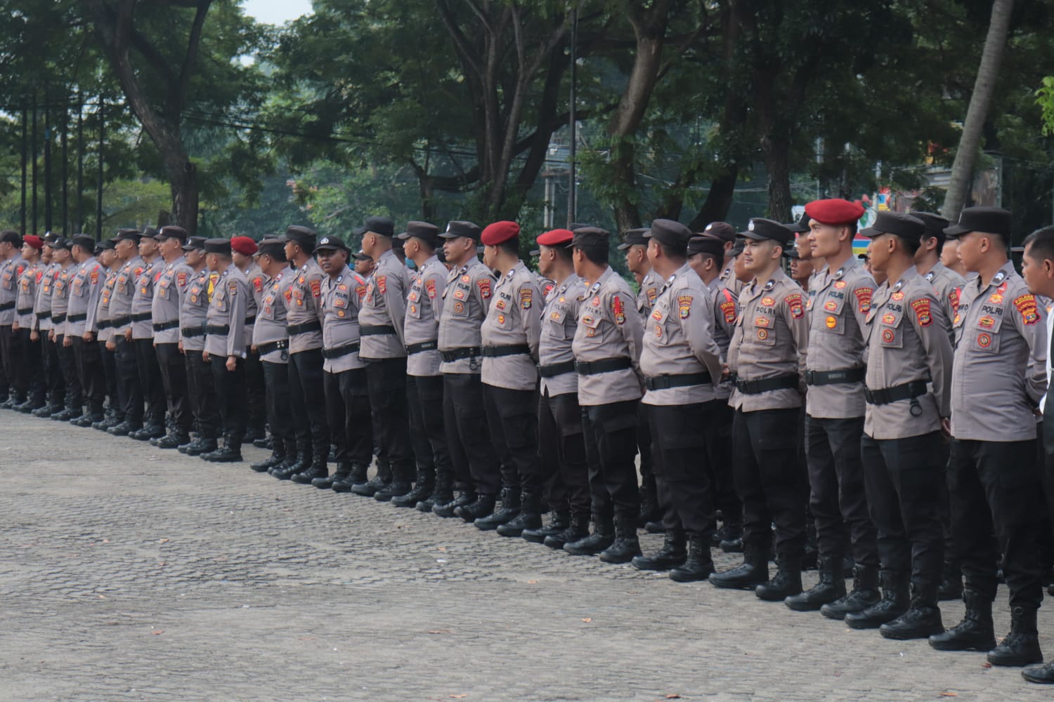 Polres Lampung Selatan Amankan Peringatan Hari Buruh