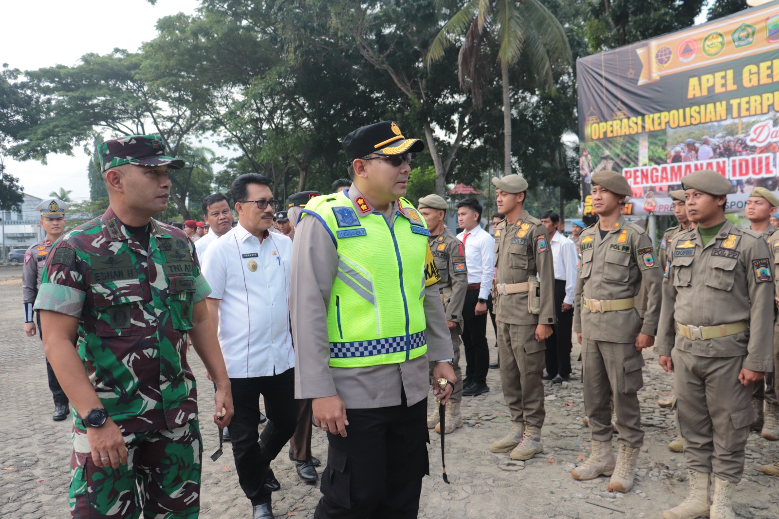 Polres Lampung Selatan Gelar Apel Ops Ketupat Krakatau 2024, Amankan Arus Mudik Lebaran