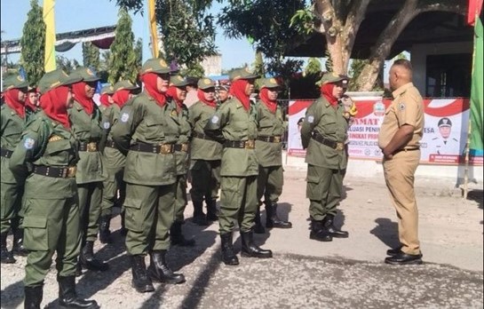 Satuan Polisi Pamong Praja Lampung Selatan Laksanakan Tugas Satlinmas