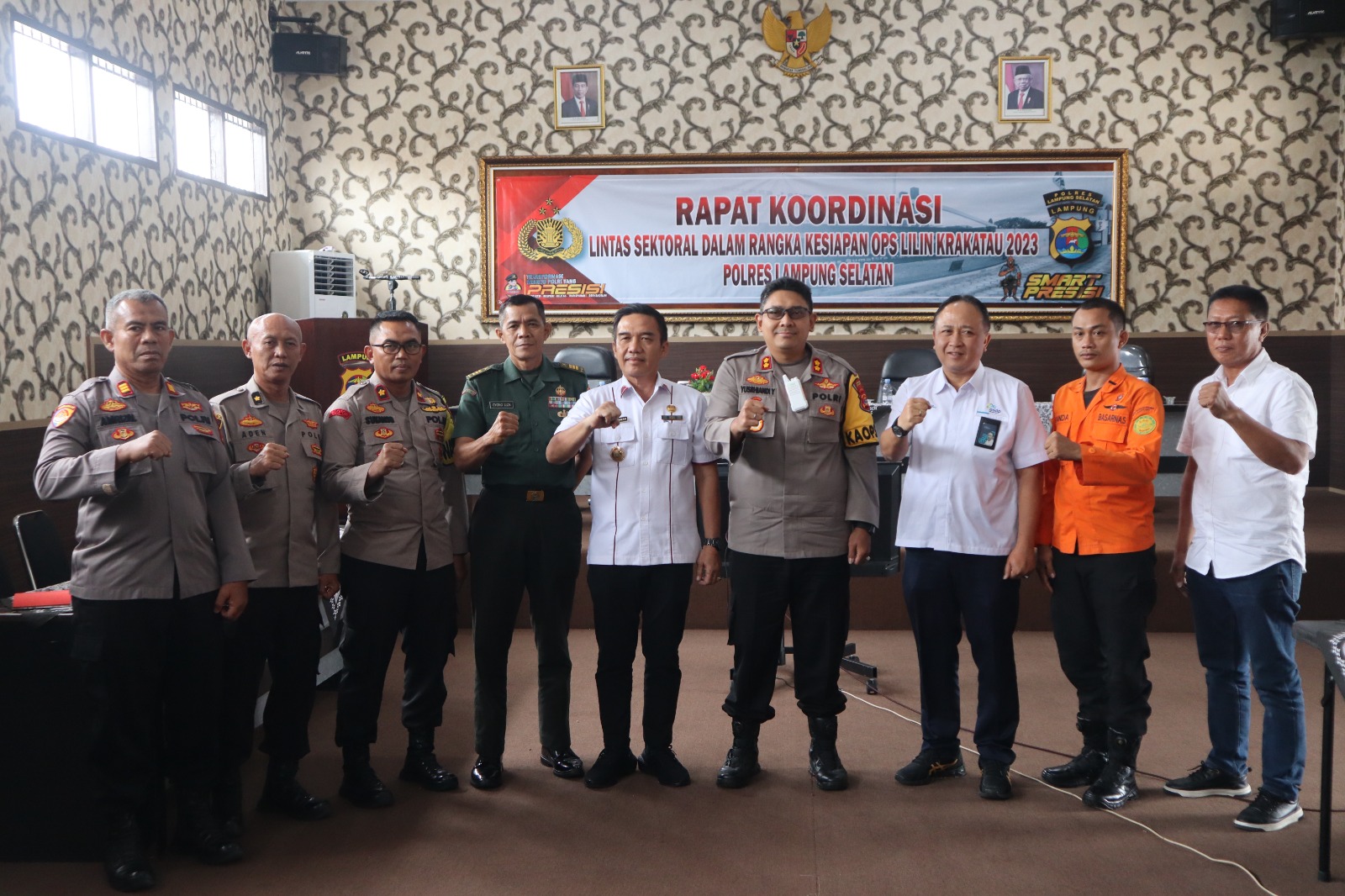 Sambut Pengamanan Natal dan Tahun Baru 2024, Polres Lampung Selatan Terjunkan 448 Personil 