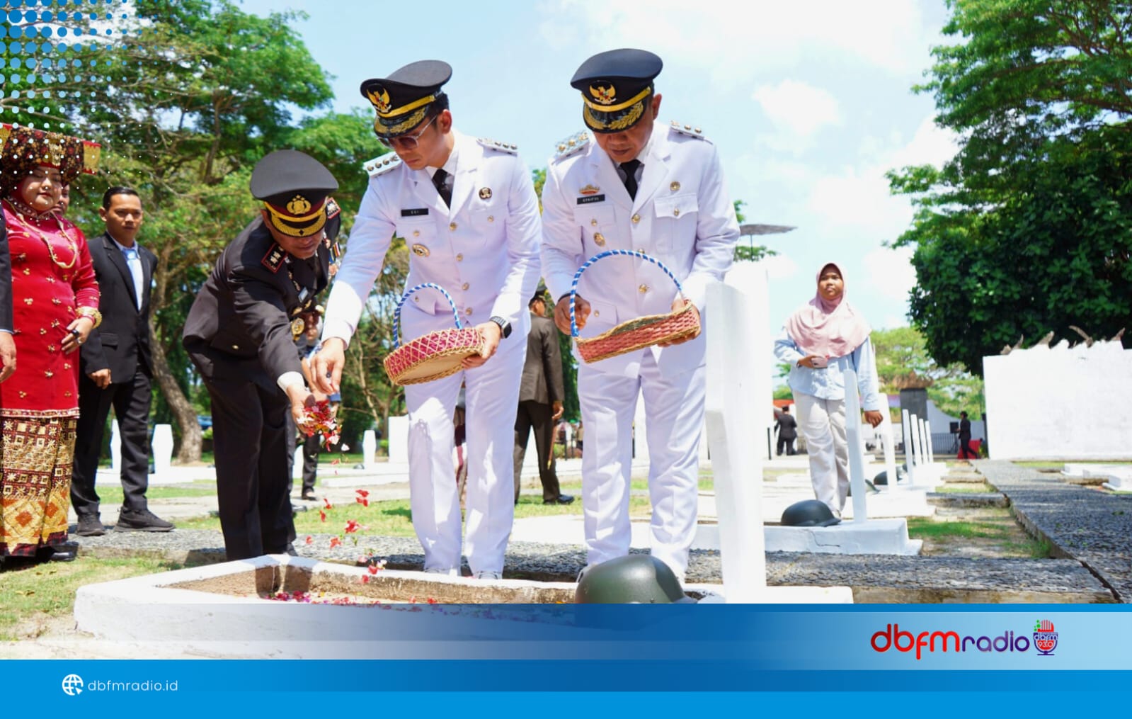 Tabur Bunga di TMP Kesuma Bangsa: Jejak Khidmat HUT ke-80 RI di Lampung Selatan