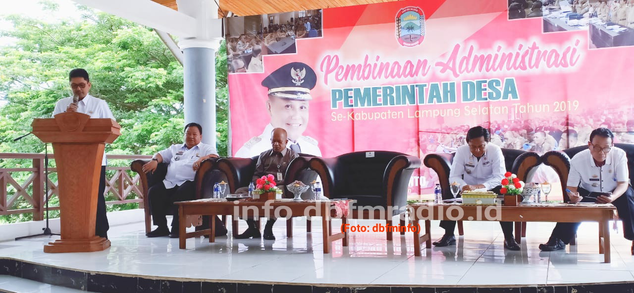 Kades dan Sekdes di Lamsel Ikuti Pembinaan Administrasi Pemerintahan Desa