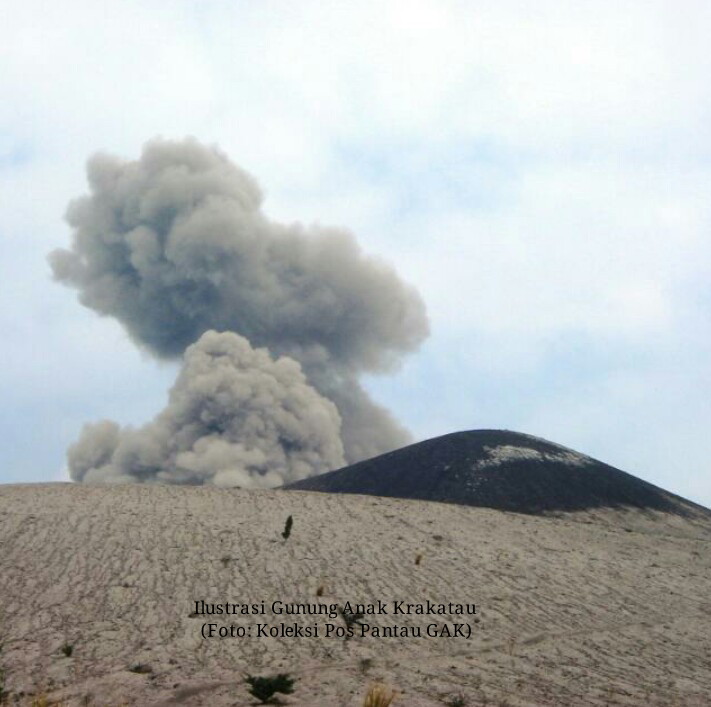 Lagi, Gunung Anak Krakatau Erupsi