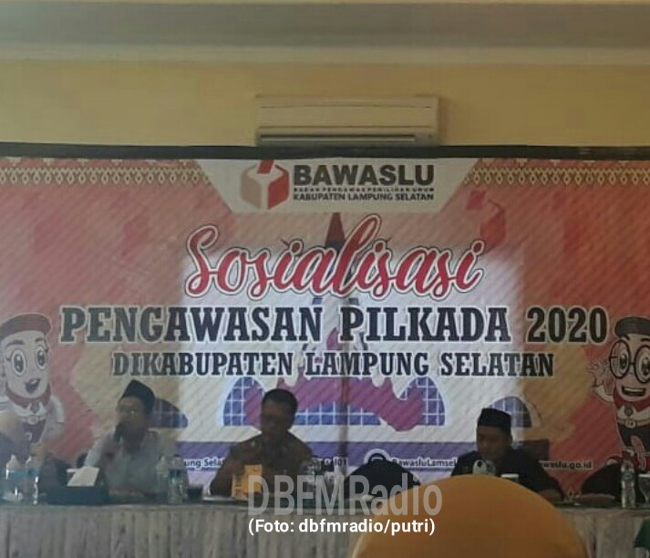 Jelang Pilkada Serentak 2020, Bawaslu Lampung Selatan Gelar Sosialisasi.