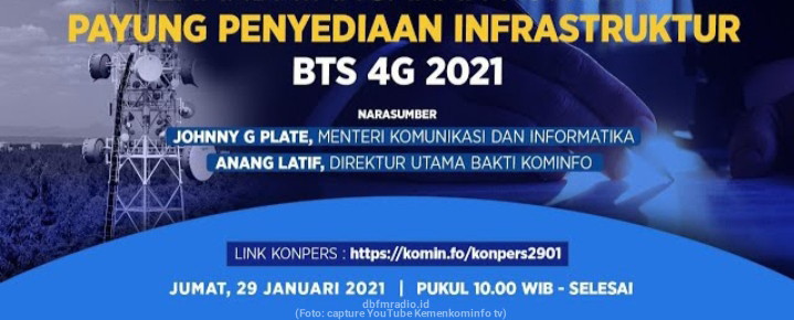 Tahun Ini  Bakti Kominfo Akan  Bangun 12.548 BTS 4G 