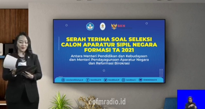 Serahkan Soal Seleksi CASN, Kemendikbud berkomitmen Bantu Proses Pengadaan Pegawai Secara Akuntabel dan Transparan