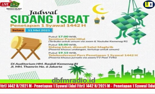 1 Syawal 1442 Hijriyah,  hari Kamis 13 Mei 2021.