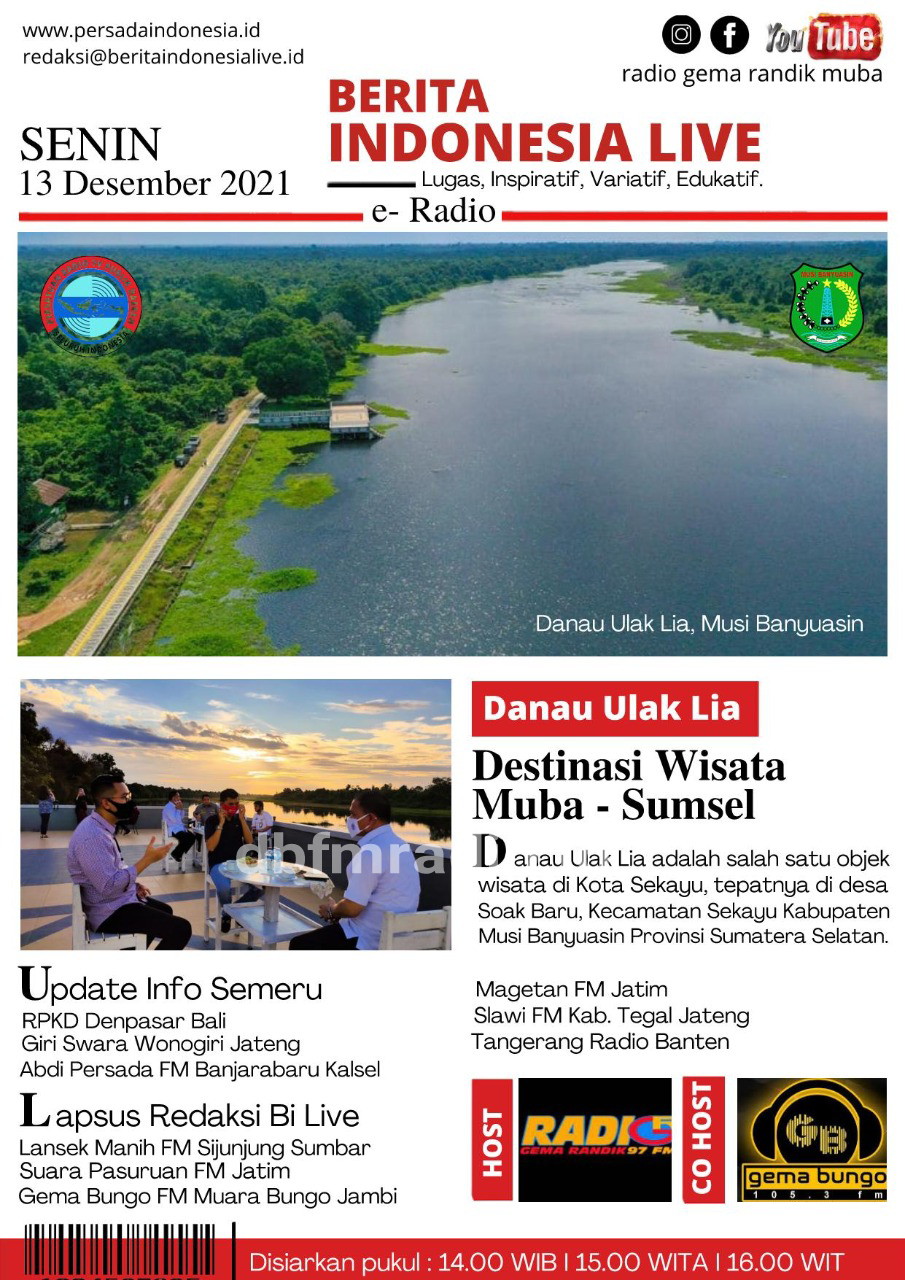 Berita Indonesia Live, Edisi 13 Desember 2021.