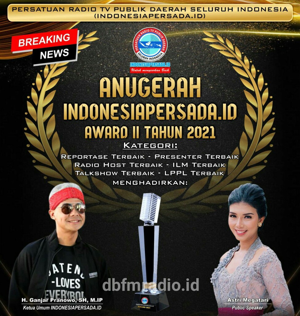 Talkshow "Ngulik Pendidik Dimasa Pandemik"  DBFM RADIO Meraih Terbaik 2  Anugerah Indonesiapersada.Id Award II Tahun 2021.