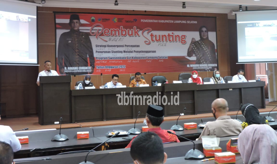 Gelar Rembug,  Stunting Di  Lampung Selatan Perlu  Perhatian dan Penanganan Khusus.