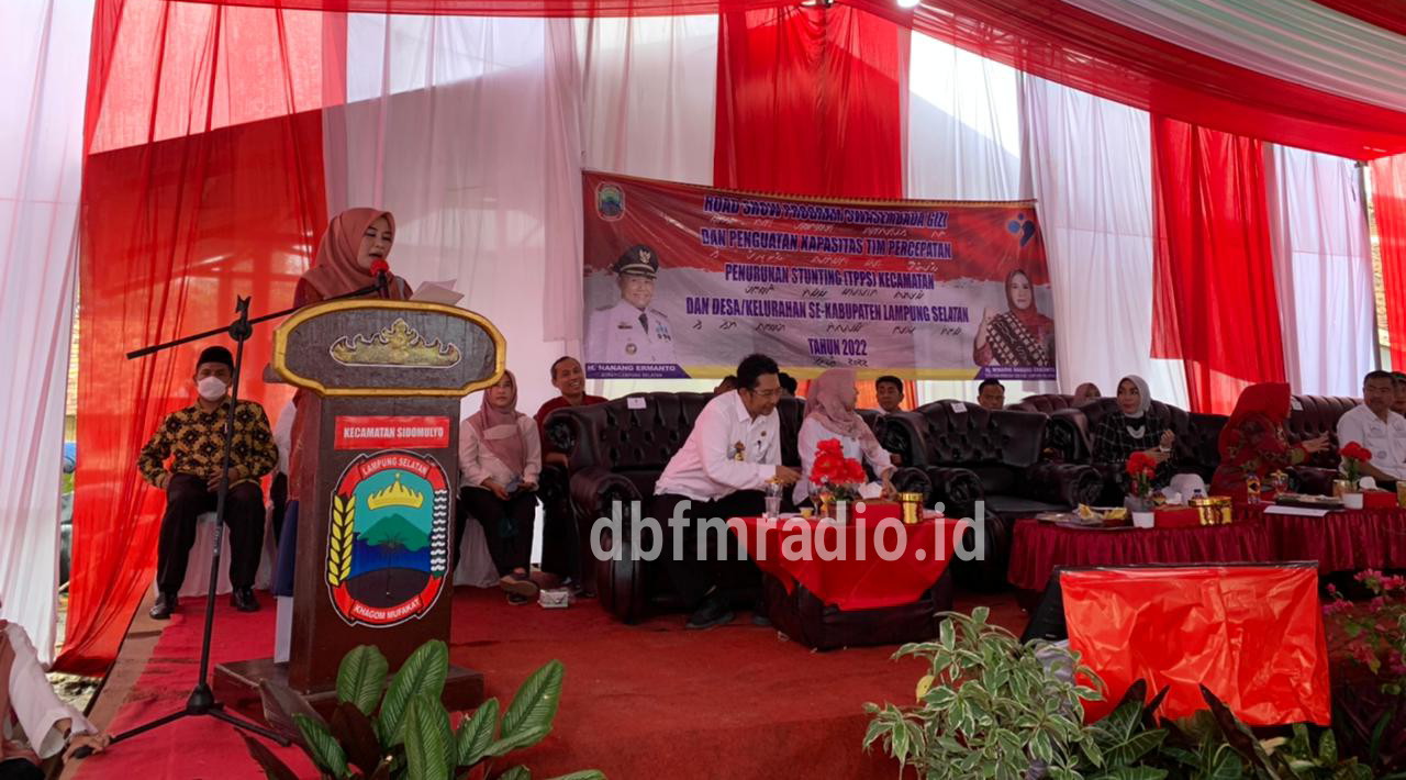 Winarni : TPPS kecamatan dan desa di Sidomulyo Harus Cetak Generasi Emas Lampung Selatan.