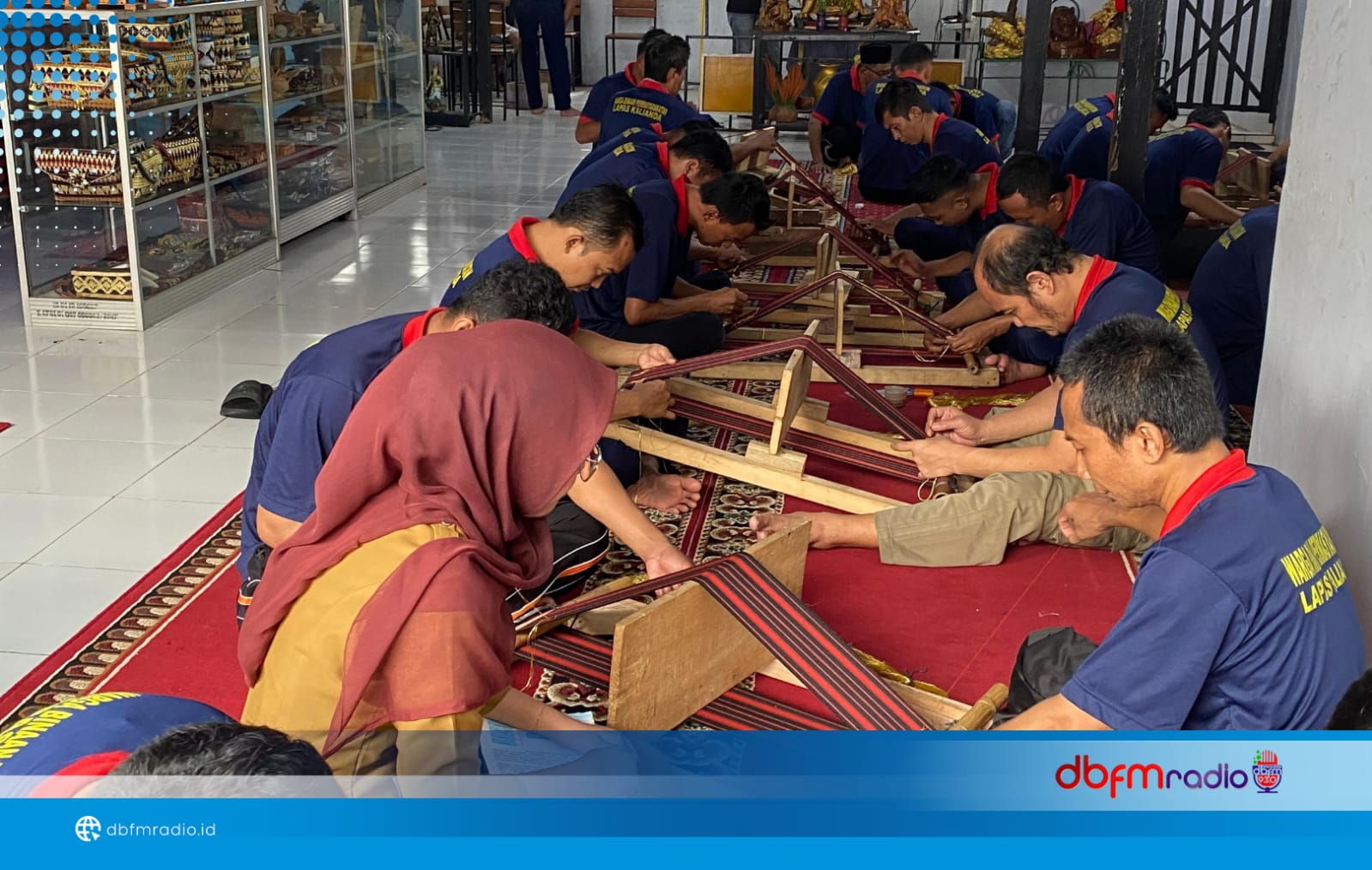 Gandeng Dekranasda Lamsel, Lapas Kelas IIA Kalianda Gelar Pelatihan Tapis Tahap III