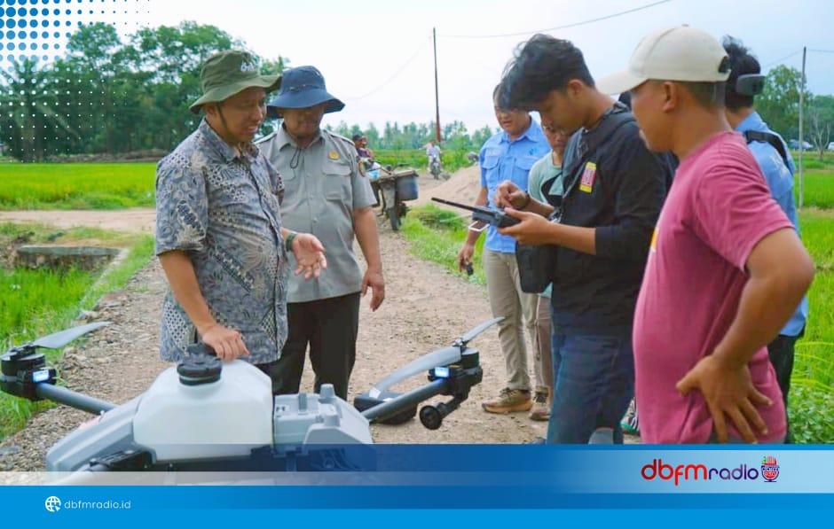 Pemkab Lampung Selatan Gelar Pelatihan Pilot Drone Petani Berbasis Private 5G di Trimomukti