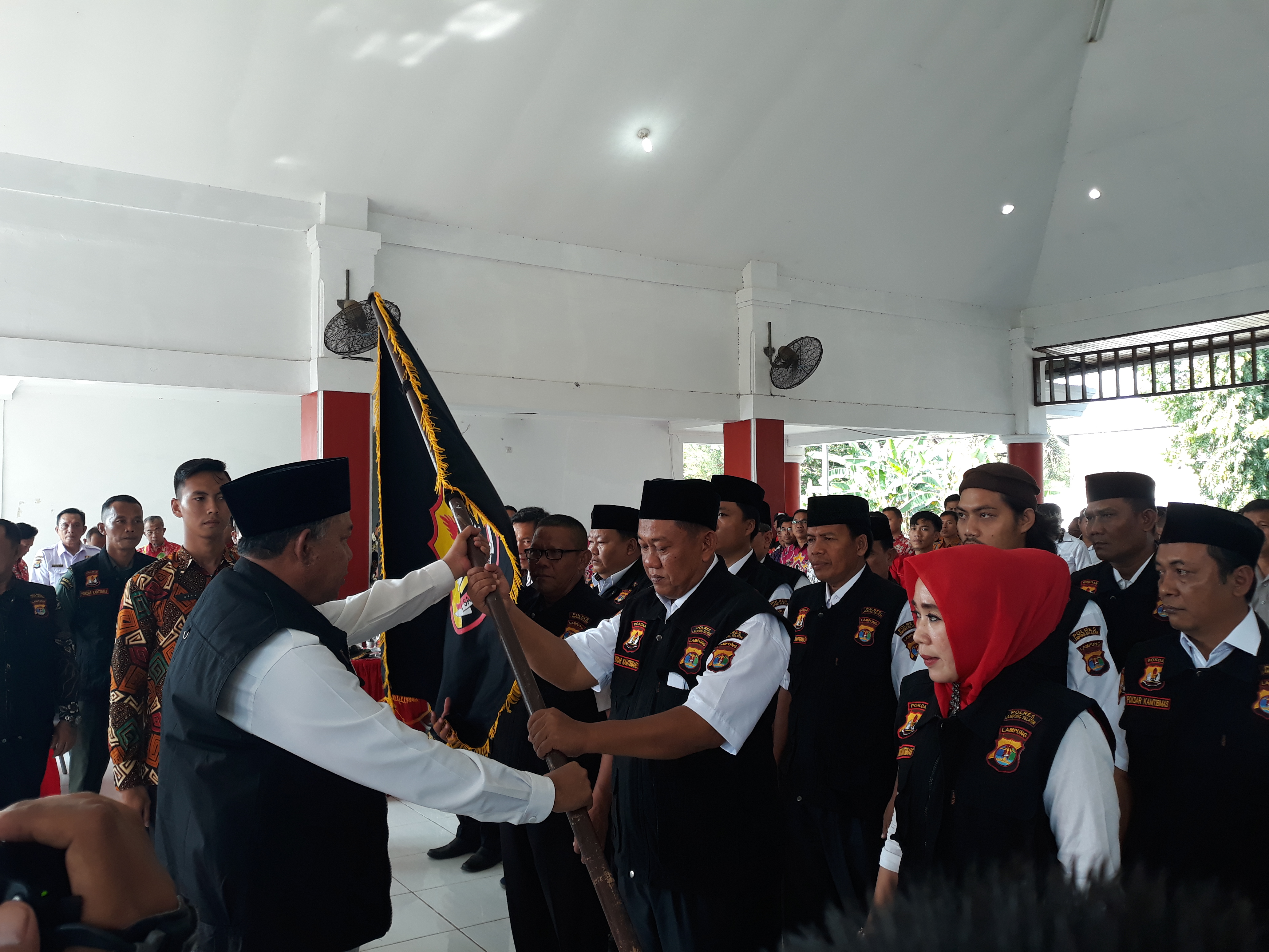 Pokdar Kamtibmas Kabupaten Lampung Selatan Resmi Dikukuhkan