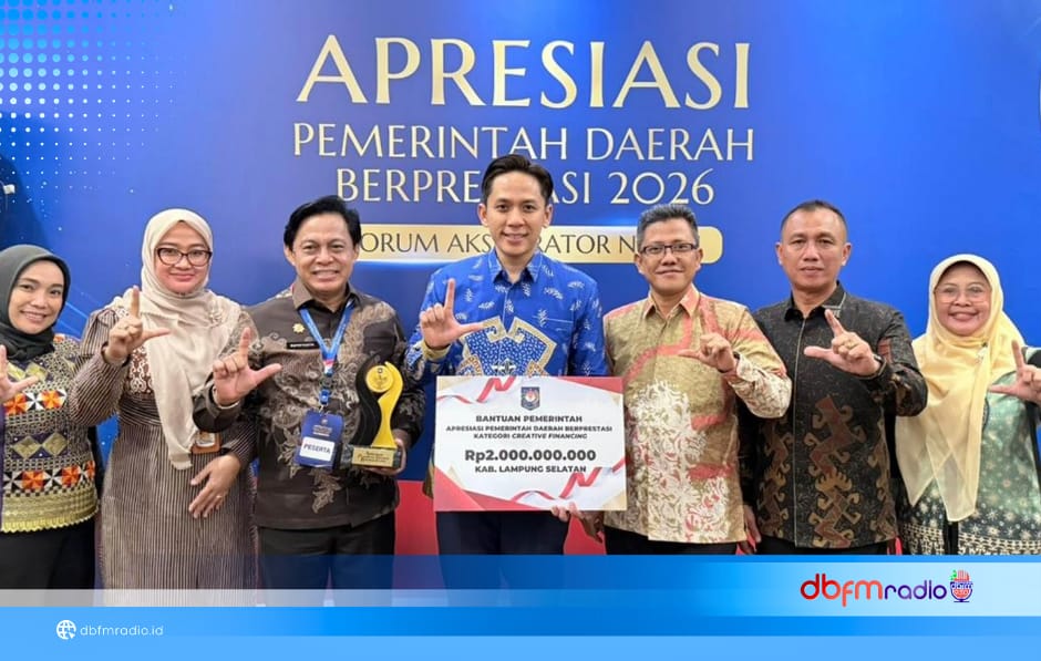 Lampung Selatan Peringkat II Nasional Creative Financing, Bukti Inovasi Pembiayaan Daerah