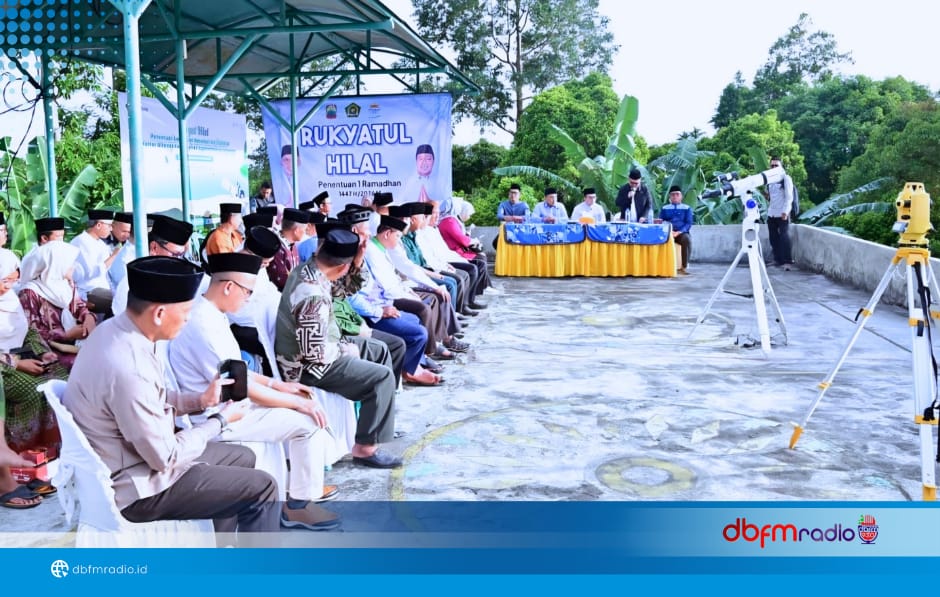 Senja Pantai Canti Jadi Saksi Rukyatul Hilal Awal Ramadan 1447 H di Lampung Selatan