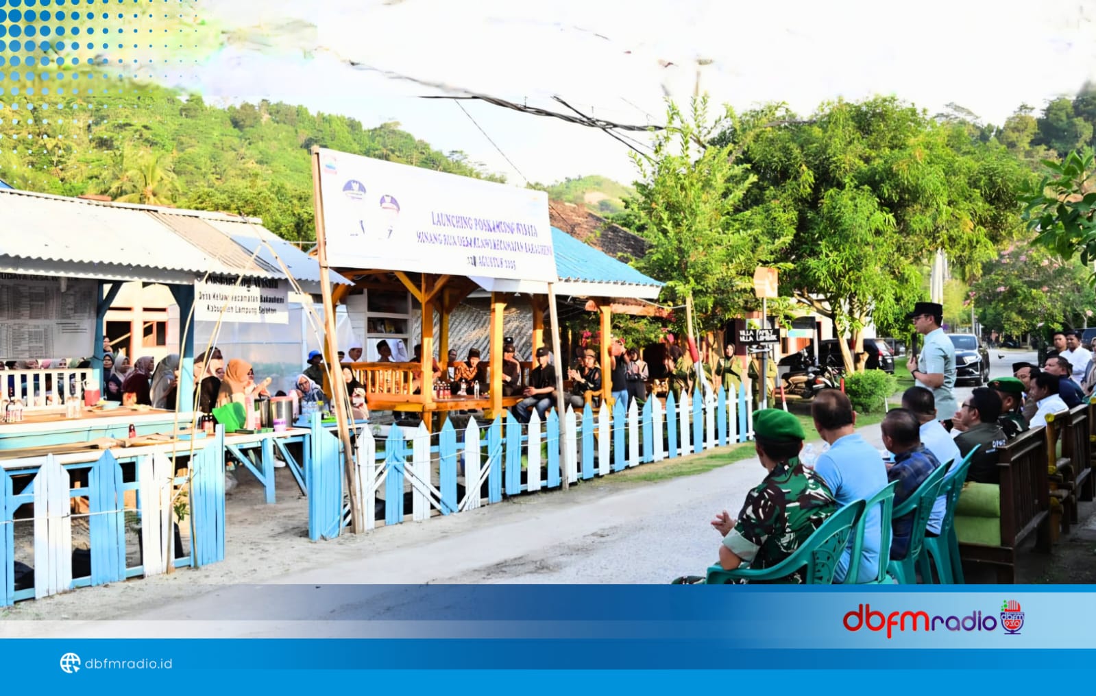 Bupati Egi Apresiasi Peluncuran Poskamling Wisata Minang Rua di Desa Klawi