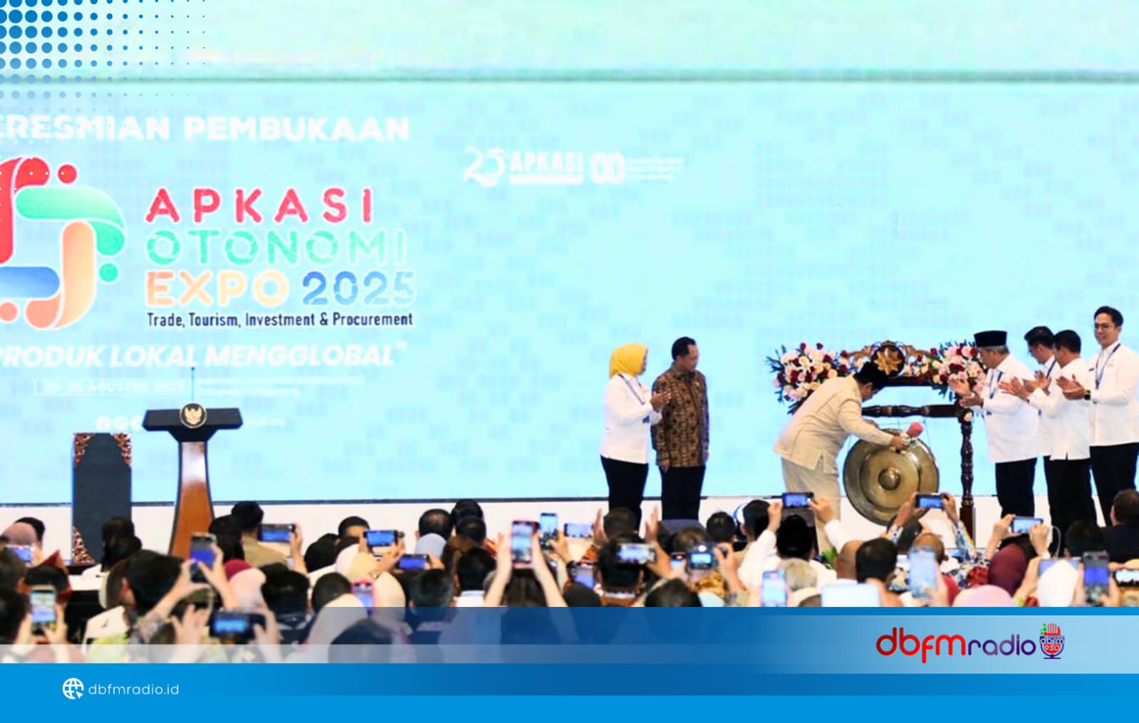 Bupati Lampung Selatan, Dampingi Presiden Prabowo Buka APKASI Otonomi Expo 2025