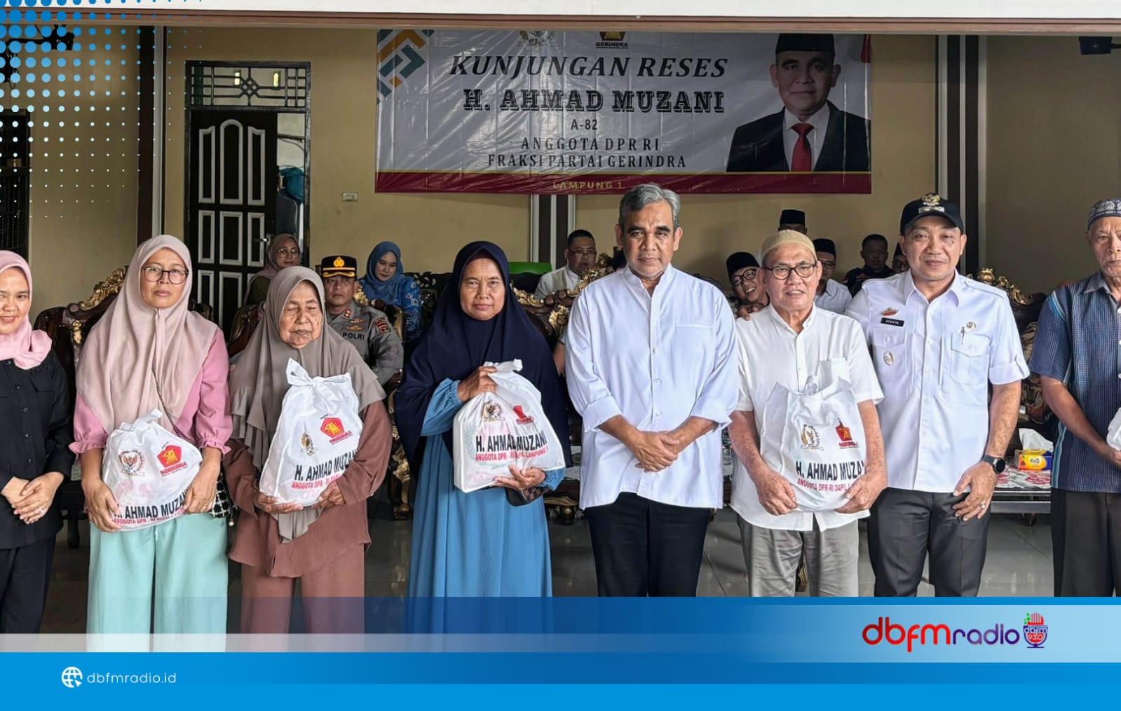 Wabup Lampung Selatan Dampingi Ketua MPR RI dalam Kunjungan Kerja di Natar