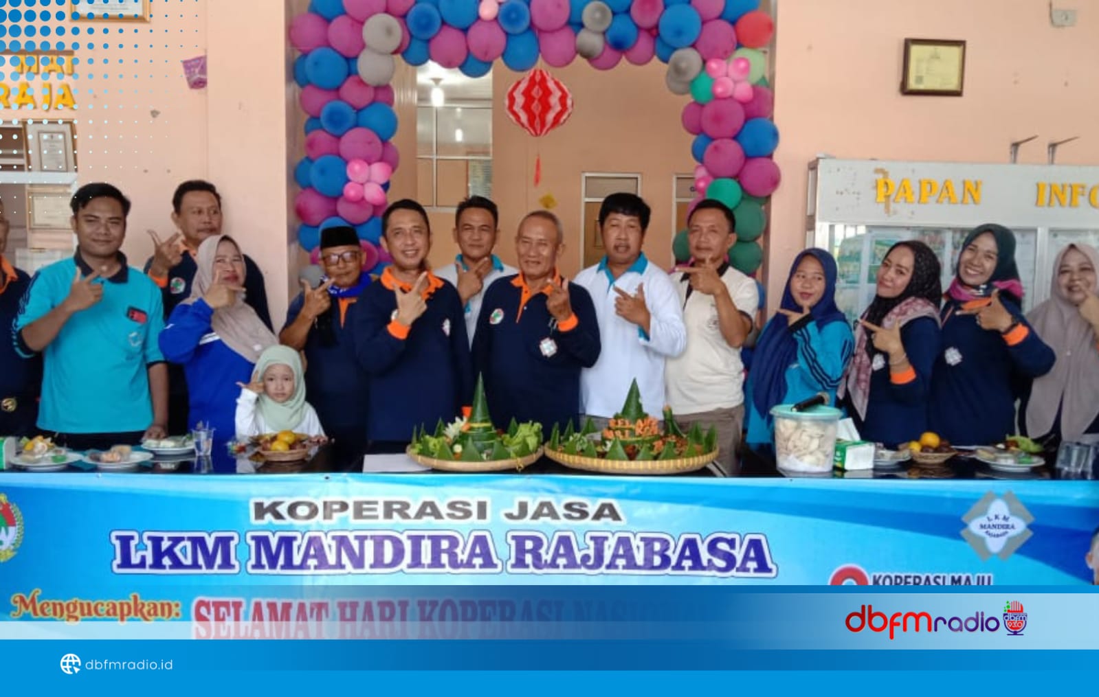 Peringati HUT Koperasi ke-78, LKM Mandira Rajabasa Gelar Tumpengan Penuh Makna