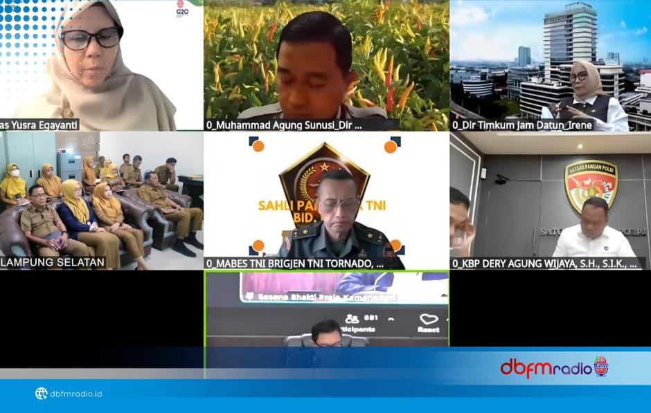 TPID Lampung Selatan Tegaskan Komitmen Jaga Stabilitas Harga dalam Rakor Pengendalian Inflasi Nasional