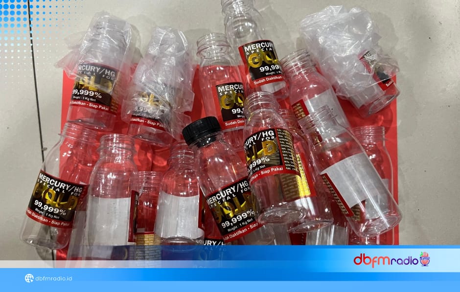 Polisi Bongkar Dugaan Perdagangan Merkuri Ilegal di Bakauheni, 61 Botol Disita