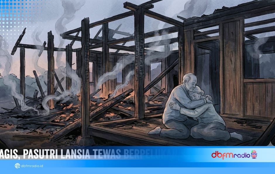 Terjebak Kobaran Api, Pasutri Lansia di Lampung Selatan Meninggal Dunia Berpelukan