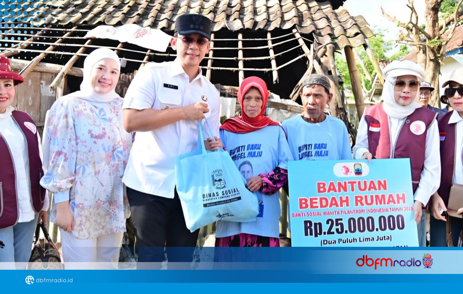 WFI dan Pemkab Lampung Selatan Kolaborasi Bedah Rumah, Wujudkan Kepedulian Sosial bagi Warga