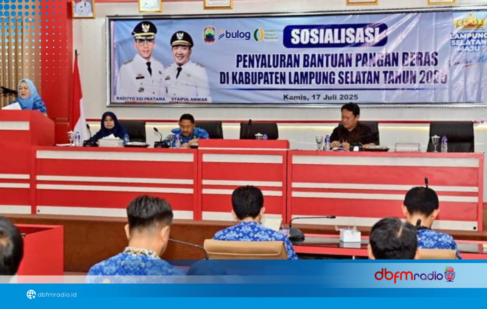 106.415 Keluarga di Lampung Selatan Terima Bantuan Pangan Beras dari Pemkab, Bapanas, dan Bulog