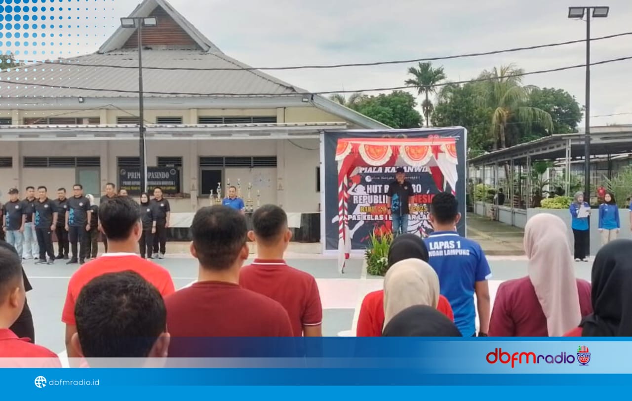 Kalapas Kalianda Ikuti Pembukaan Piala Kakanwil HUT ke-80 RI di Lapas Kelas I Bandar Lampung