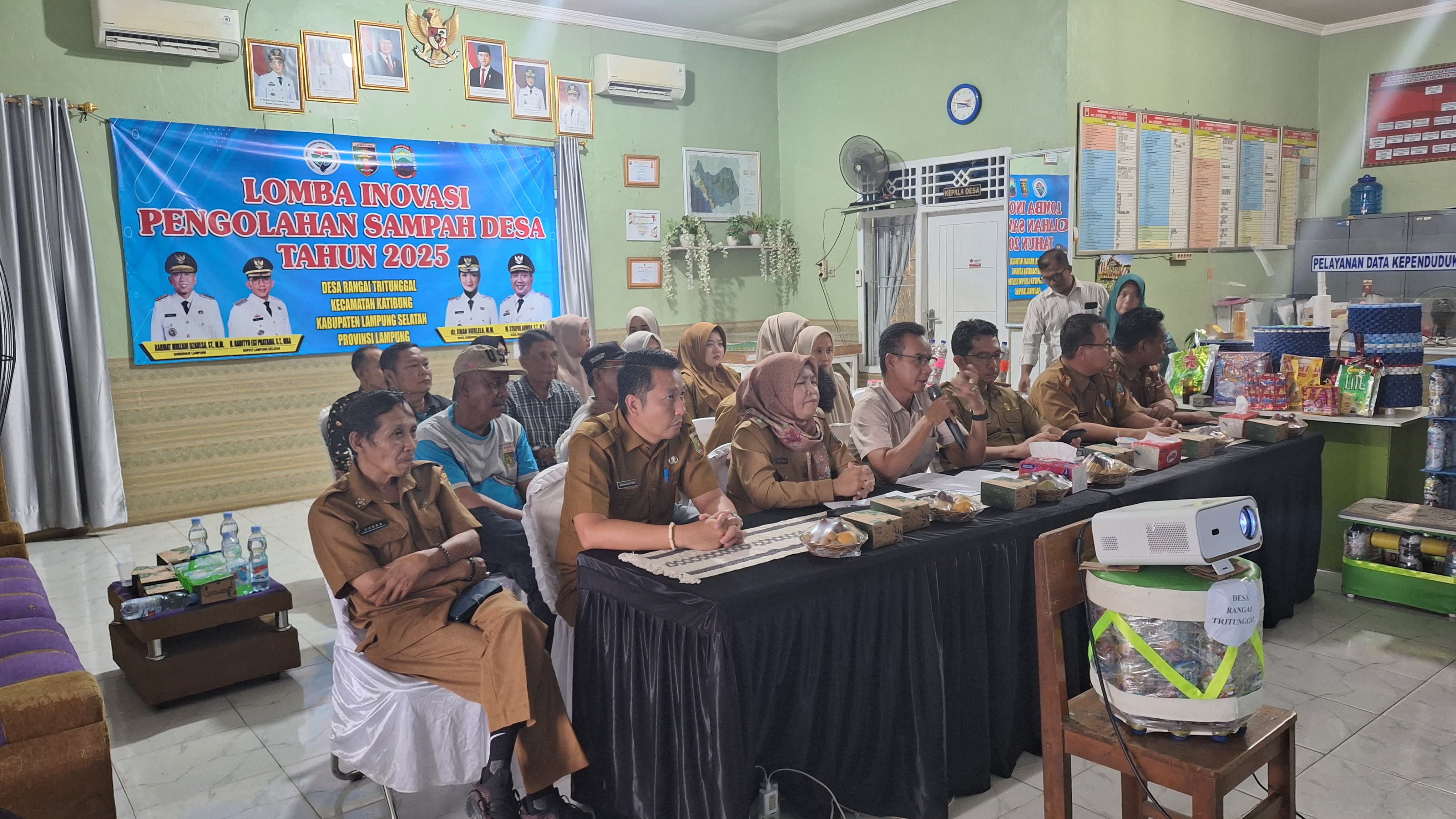 Desa Rangai Tri Tunggal Wakili Lampung di Lomba Inovasi Pengelolaan Sampah Desa Tingkat Nasional 2025