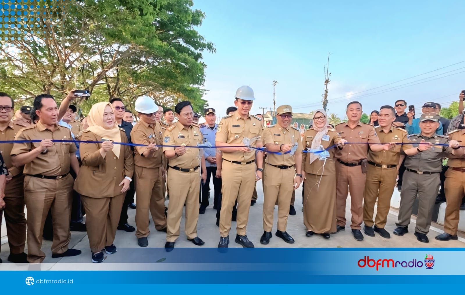 Bupati Radityo Egi Pratama Resmikan Ruas Jalan Simpang Tugu Raden Intan – Exit Tol Kalianda
