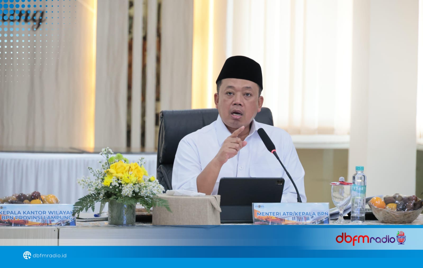 Menteri ATR/BPN Nusron Wahid Dorong Percepatan Reforma Agraria di Lampung: “Ubah Pola Kerja, Jangan Tunggu Bola”
