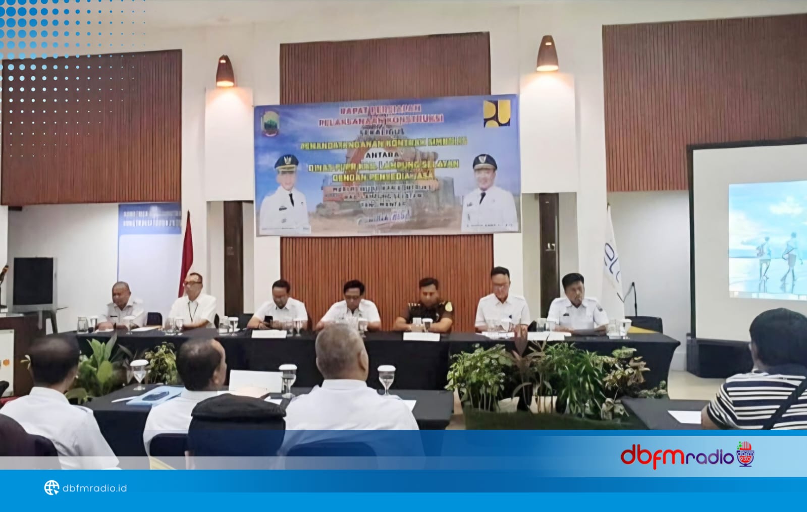 Pemkab Lampung Selatan Gelar Rakor dan Penandatanganan Kontrak Konstruksi 2025
