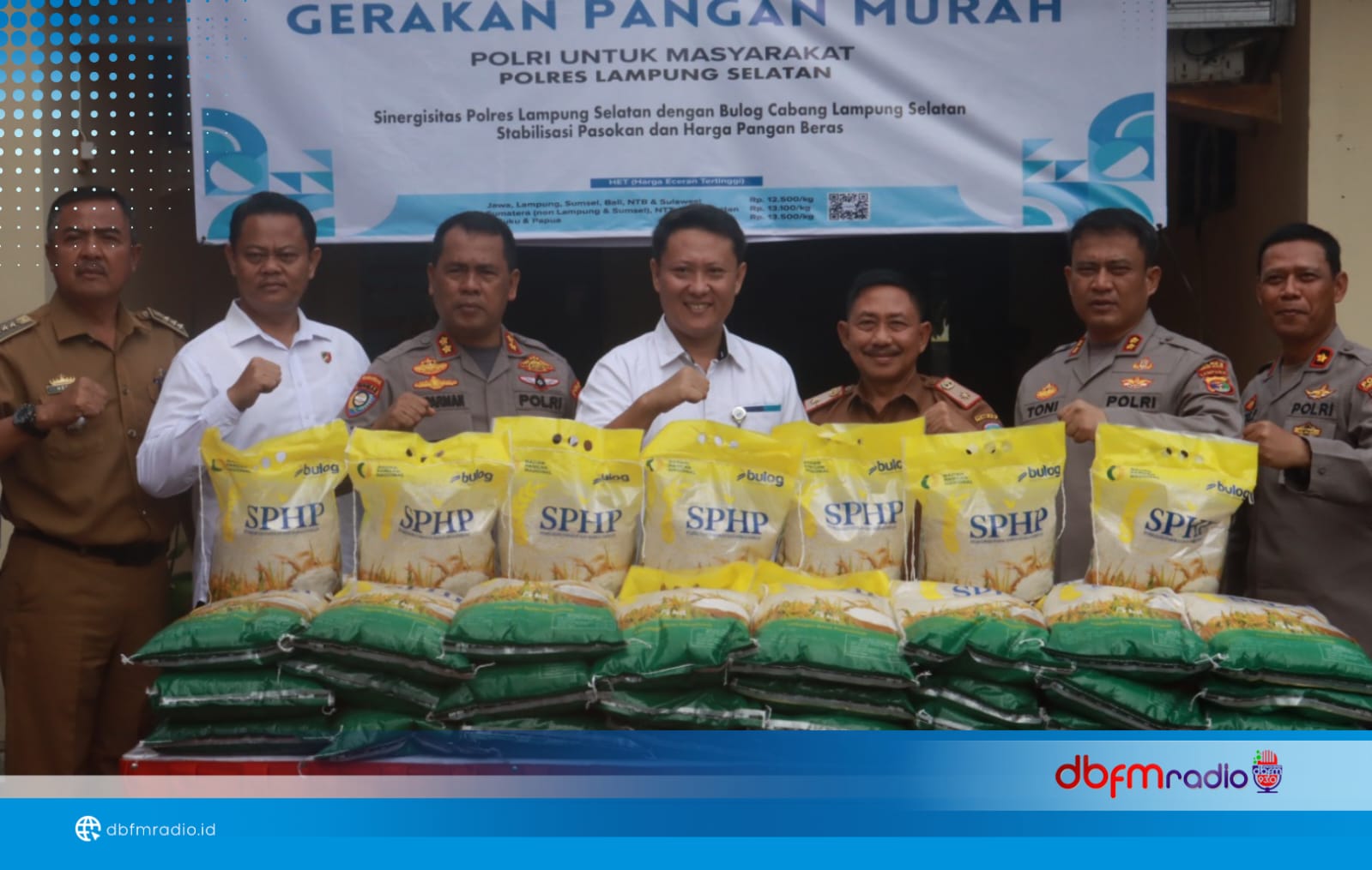 Polres Lampung Selatan Bersama Bulog Gelar Gerakan Pangan Murah, Jaga Stabilitas Harga dan Cegah Monopoli Beras