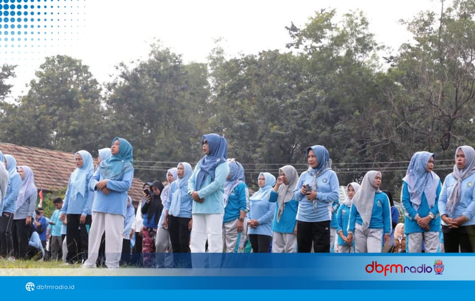 Wabup Syaiful Ajak Masyarakat Budayakan Pola Hidup Sehat Lewat Senam Oke Gas di Jati Agung