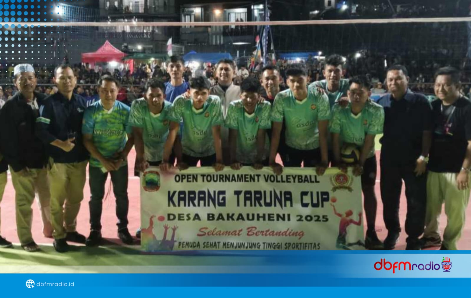 Tim Voli Putra ASDP Sapu Bersih Tiga Set, Melaju ke Putaran Kedua Karang Taruna Cup I Bakauheni 2025