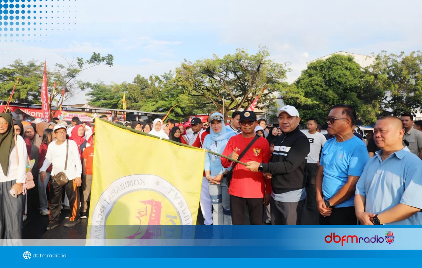 Ribuan Warga Ikuti Jalan Sehat KBSB Kalianda Meriahkan HUT ke-80 RI