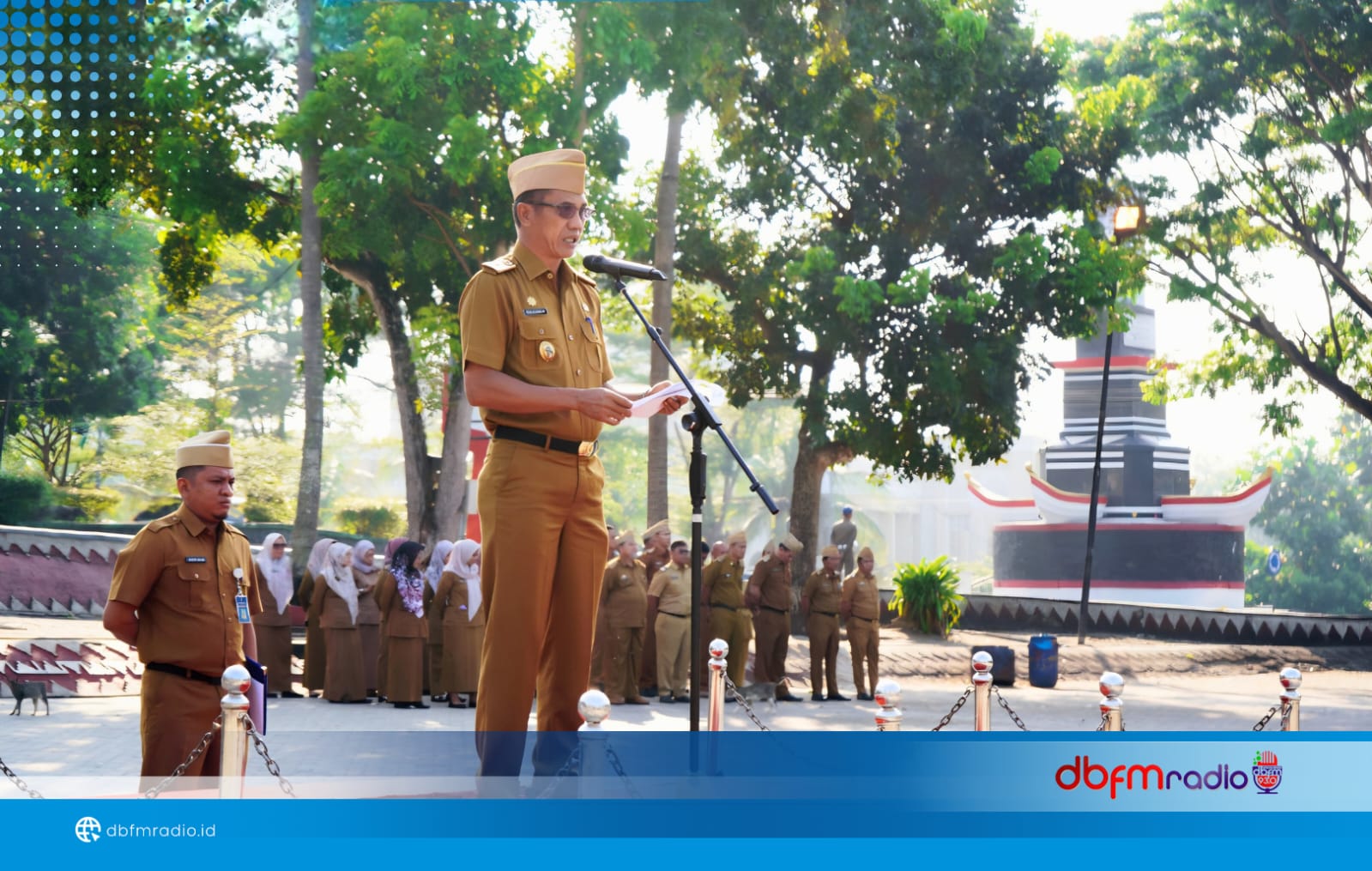 Pemkab Lampung Selatan Gelar Apel Mingguan, Asisten Dulkahar Tekankan Kedisiplinan ASN