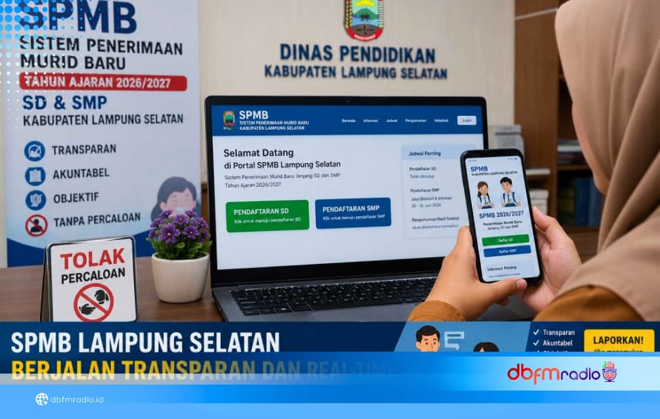 SPMB Online di Lampung Selatan Jamin Seleksi Transparan dan Pemerataan Akses Pendidikan
