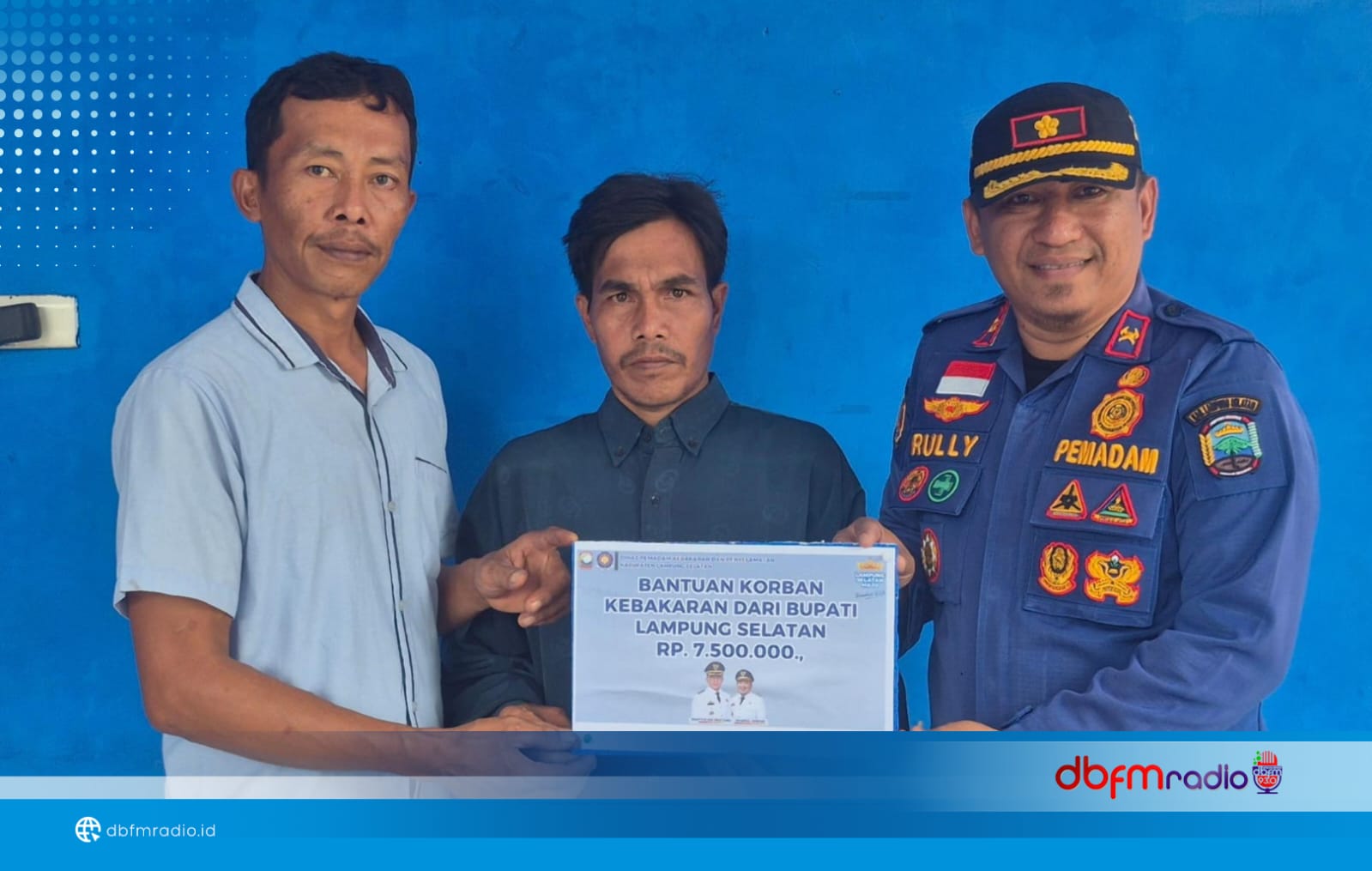 Bupati Lampung Selatan Salurkan Bantuan untuk Korban Kebakaran Rumah di Desa Suak