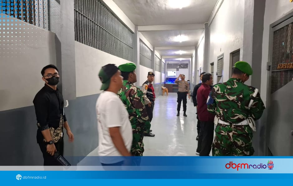 Sinergi Lapas, TNI, dan Polri: Razia Gabungan di Lapas Kalianda Berjalan Aman dan Kondusif