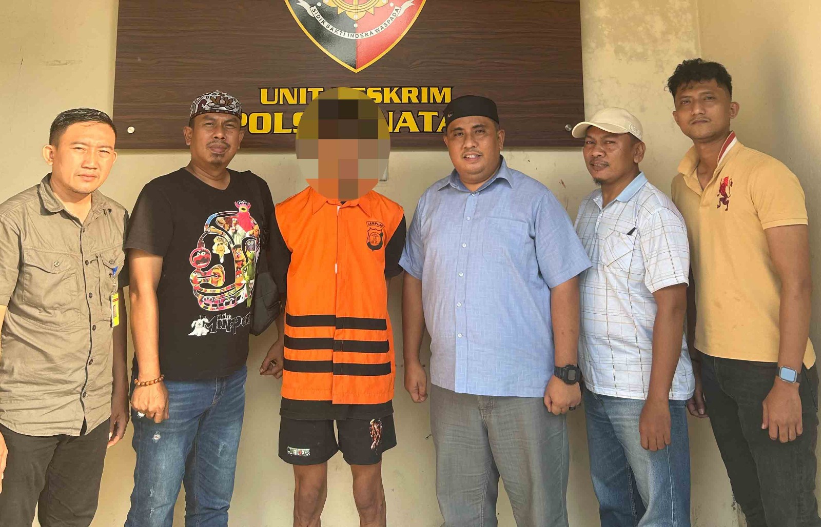 Tekab 308 Polsek Natar Tangkap Pelaku Curat Motor di Hajimena, Hanya Beberapa Jam Usai Kejadian
