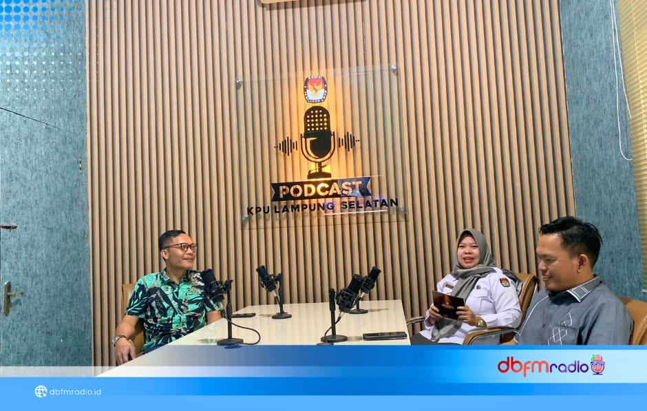Perkuat Literasi Demokrasi, Ruang Podcast KPU Lampung Selatan Tuai Apresiasi PWI