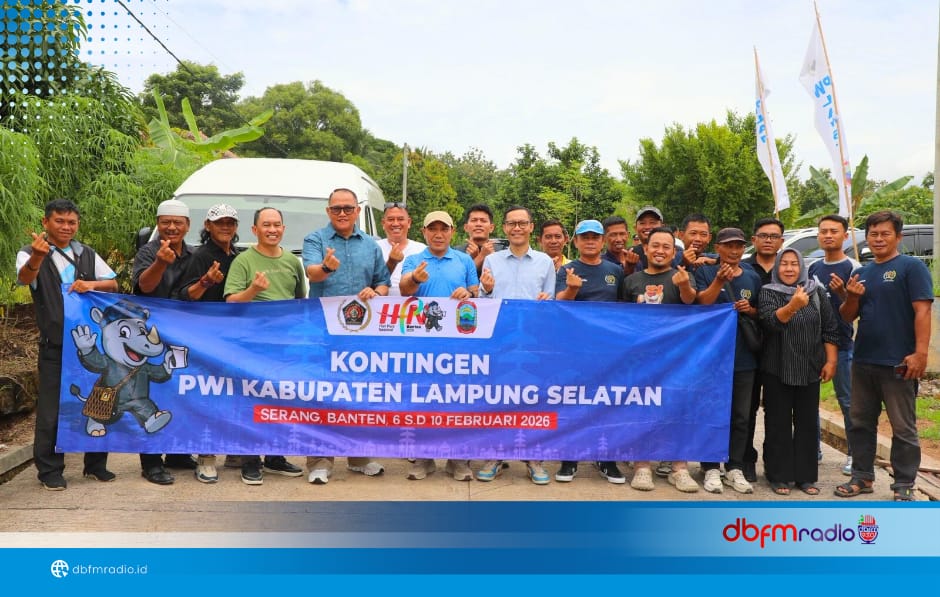 Wabup Lampung Selatan Lepas Delegasi PWI ke Puncak HPN 2026 di Banten