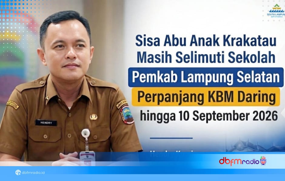 Sekolah Masih Diselimuti Abu Vulkanik, Pemkab Lampung Selatan Tunda Tatap Muka