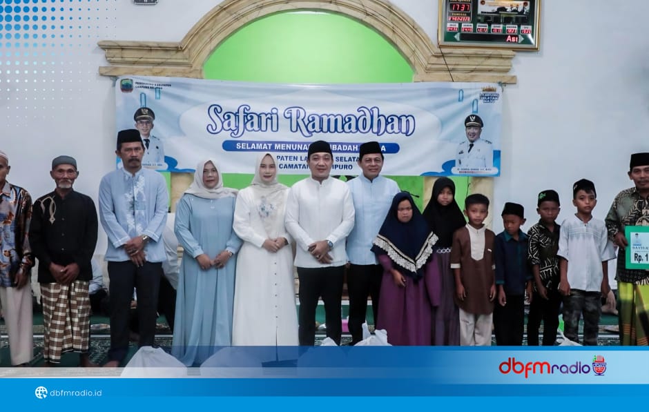 Safari Ramadan Hari Keempat, Pemkab Lamsel Serahkan 35 Paket Sembako dan Hibah Rp15 Juta untuk Masjid Miftahul Huda