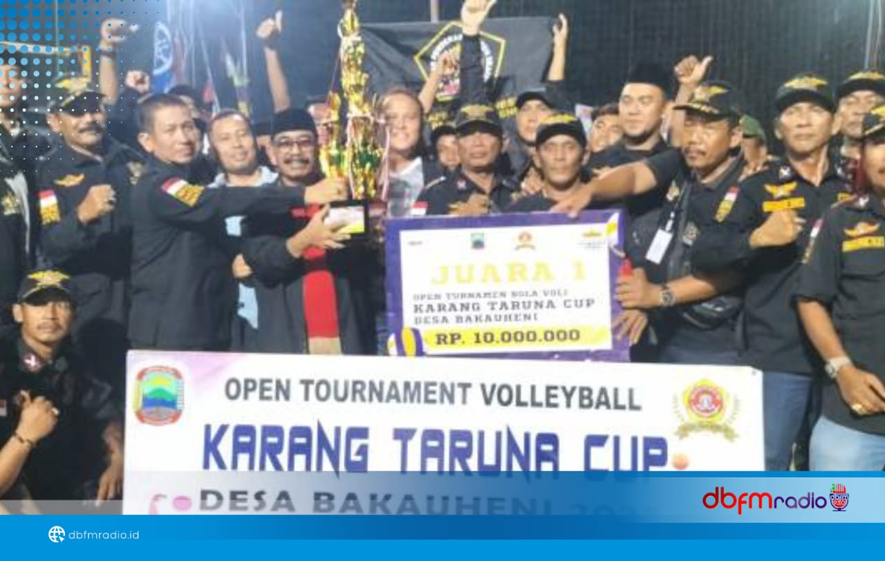 Tim Voli LAPBAS Bakauheni Raih Juara dalam Final Sengit Open Turnamen Karang Taruna Cup 2025