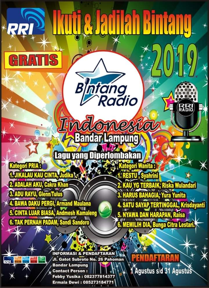 Bintang Radio RRI, Pelopor Kontest Nyanyi